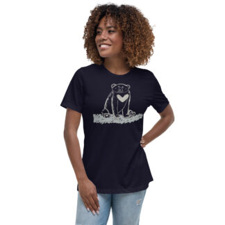 Women's Relaxed T-Shirt Large Bear